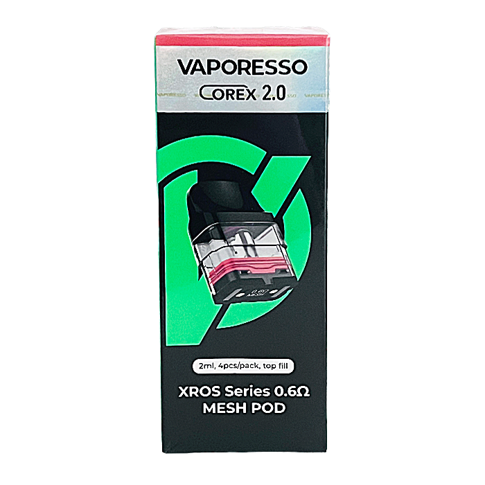 Corex 2.0 XROS Series Replacement Pod By Vaporesso | 2ml | 4 Pack | 0.6ohm product image